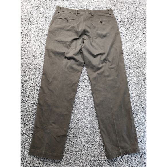 Dockers Pants Men 36x32 Gray Workwear Straight Classiccore Minimalist Preppy - Picture 2 of 10